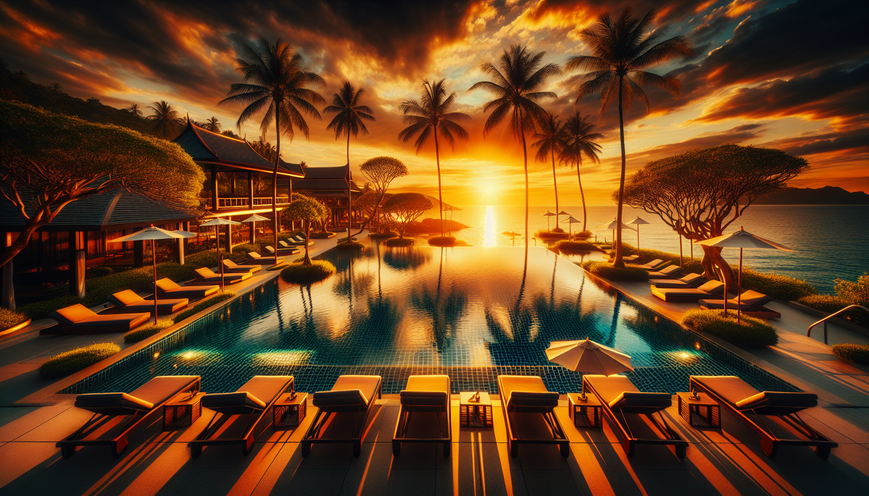 Resort infinity pool