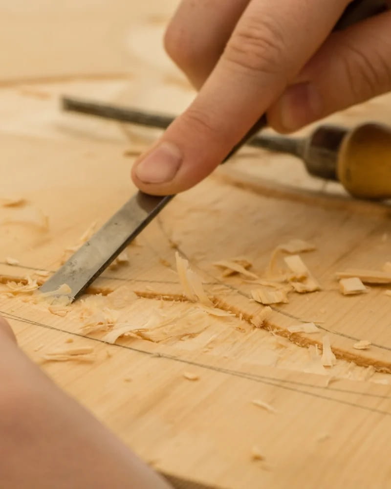 Teak Elephant Carving
